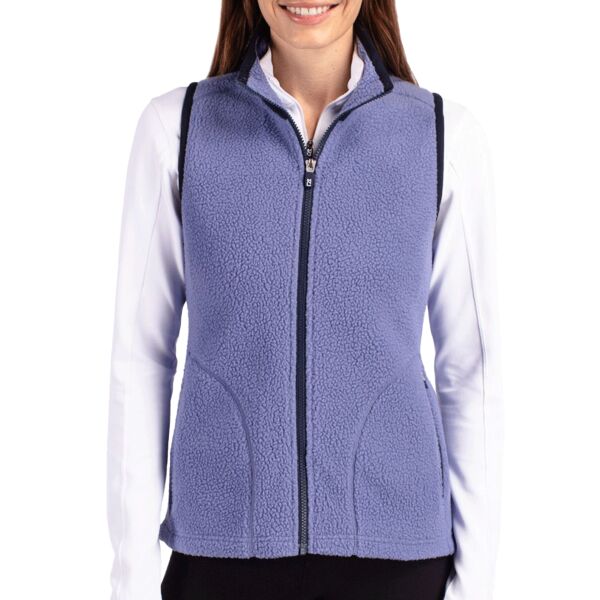 Cutter & Buck Cascade Eco Sherpa Fleece Womens Vest Thumbnail