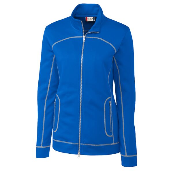 Clique Helsa Performance Womens Full Zip Knit Jacket Thumbnail