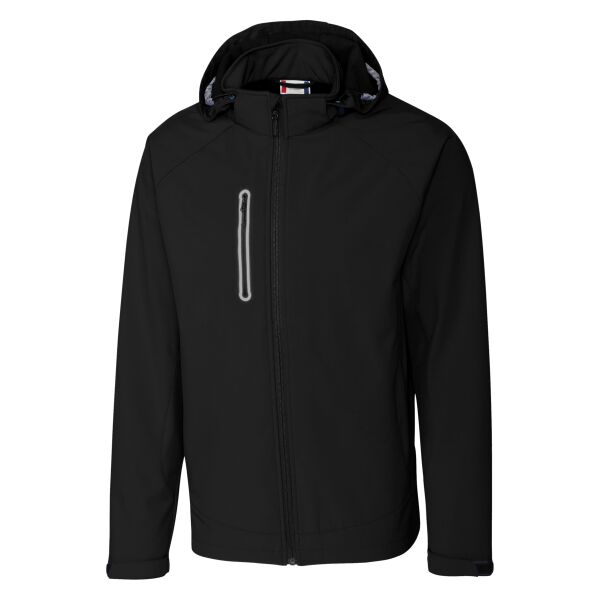 Clique Milford Waterproof Softshell Full Zip Hooded Mens Jacket Thumbnail