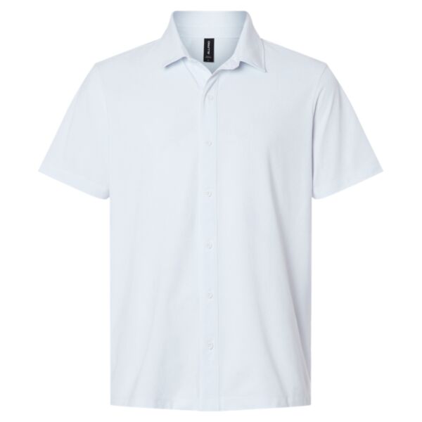Men's Pro-Flex Sorona® Button Down Short Sleeve Shirt Thumbnail
