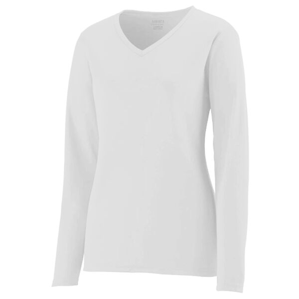 Ladies' Wicking Long-Sleeve T-Shirt Thumbnail