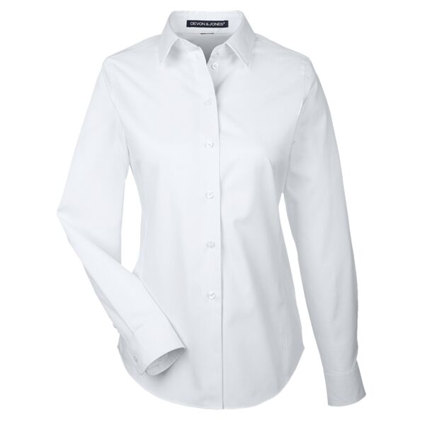 Ladies' Crown Collection® Royal Dobby Woven Shirt Thumbnail