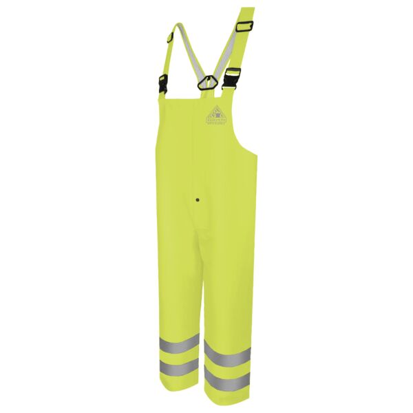 Men's Hi-Visibility Flame-Resistant Rain Bib Overall - 10 oz. Thumbnail