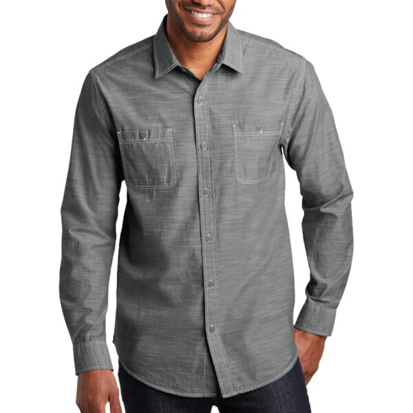 Port Authority Slub Chambray Shirt Thumbnail