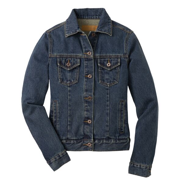 Port Authority Ladies Denim Jacket Thumbnail