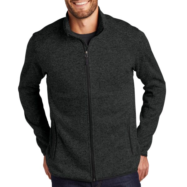 Port Authority Sweater Fleece Jacket Thumbnail
