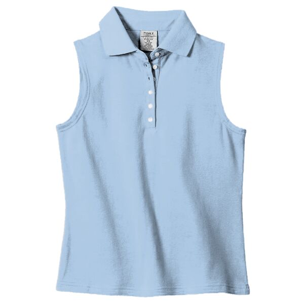 Customer Supplied Women's Sleeveless Polo Thumbnail